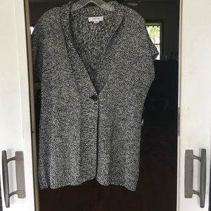 Short Sleeved Knit Sweater