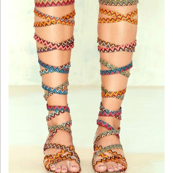 Jeffrey Campbell Enyo Knee High Gladiator Heel