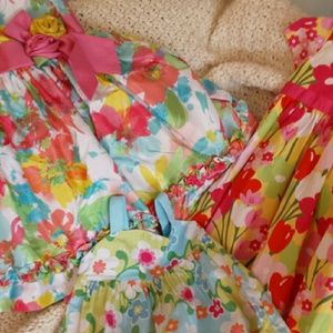 Set of 3 toddler girls dresses