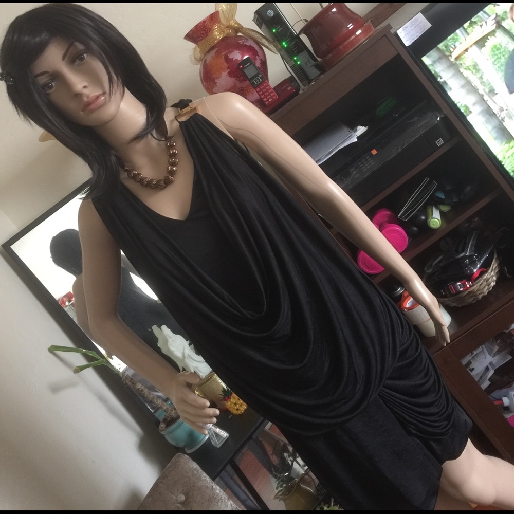 BCBG fairy tail black dress