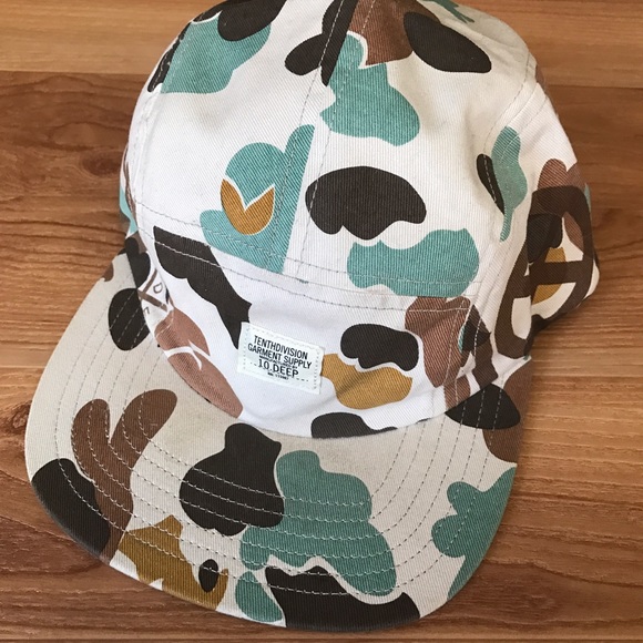 10.Deep 5 panel hat Camo