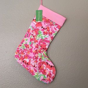 Lilly Pulitzer Xmas Stocking GWP Call Me Kitty