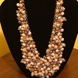 Pearl and beaded necklace