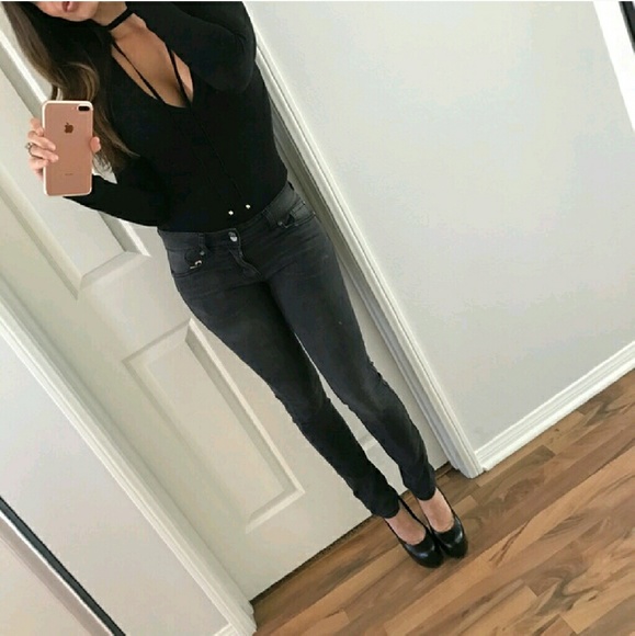 ⬇️Black Vintage Wash Jeans⬇️