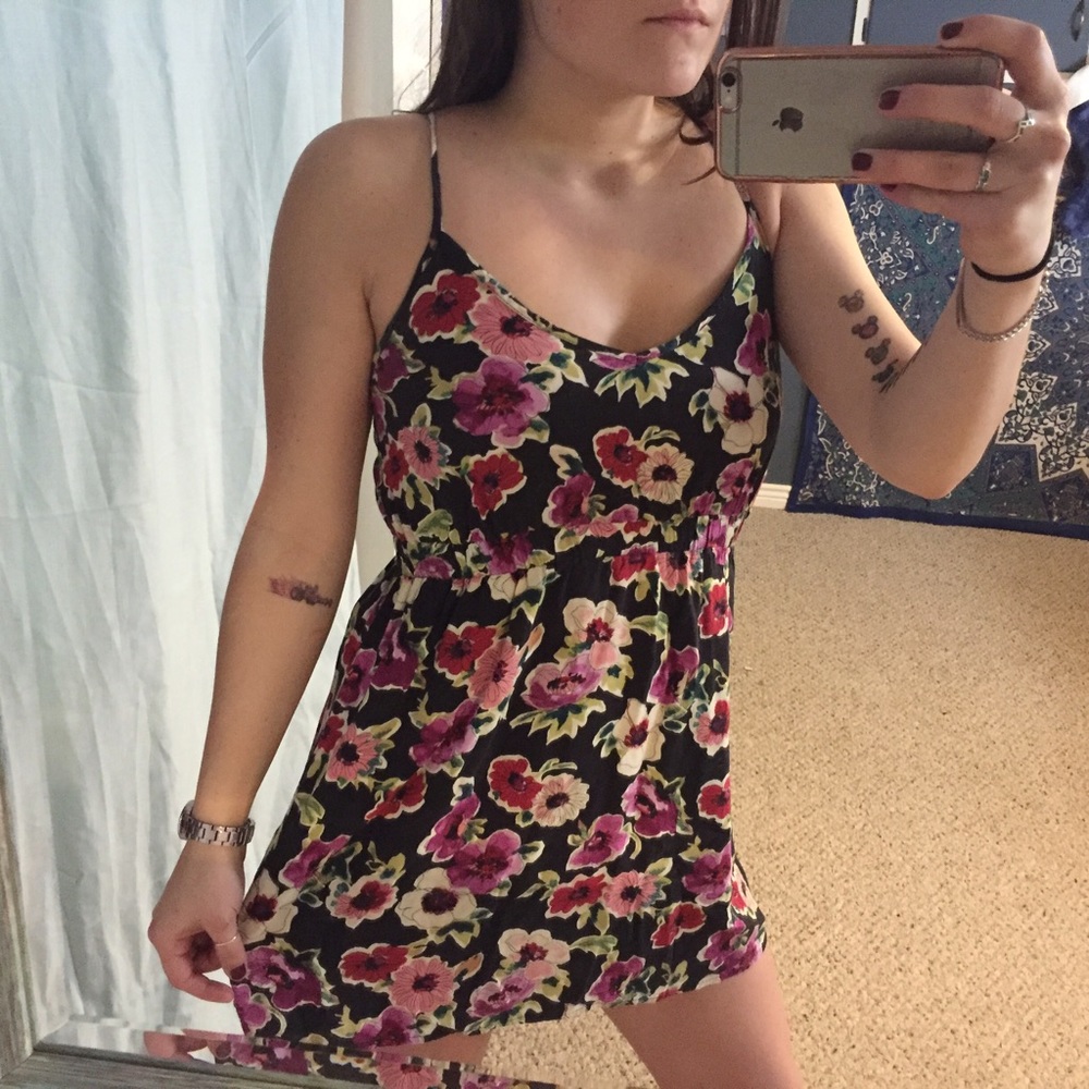 🚨SOLD🚨floral tank top dress