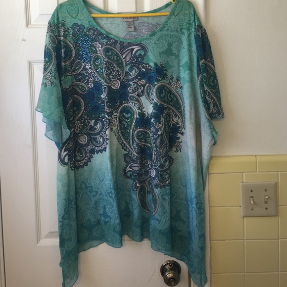 Dressy tee multicolored