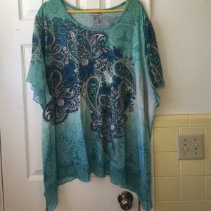 Dressy tee multicolored