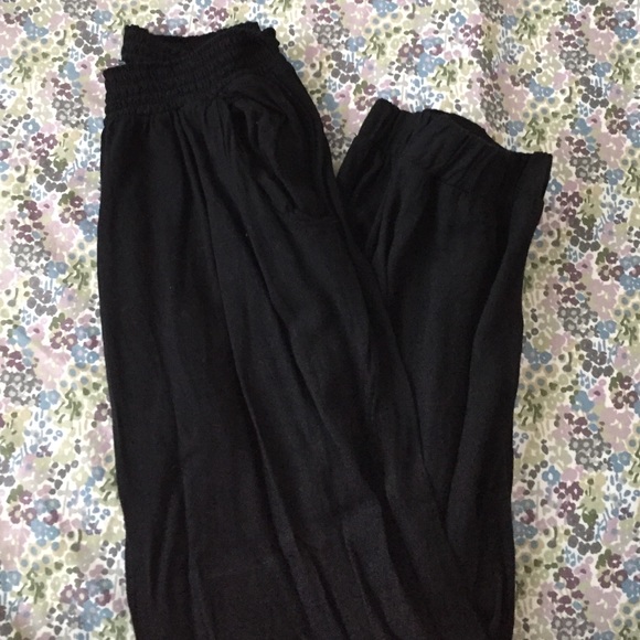 Don't ask why black lose fitting comfy joggers.