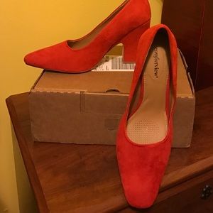 👠 Red Suede Heels 👠