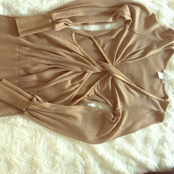 Gold sparkle top
