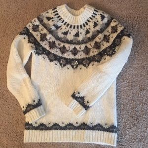 Winter sweater- Loft Nordic print petite