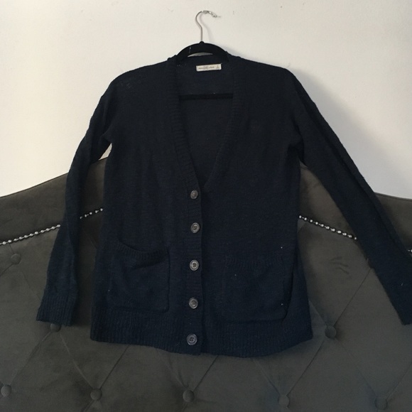 Abercrombie Navy Cardigan