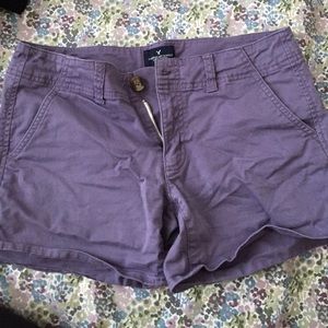 AE purple shorts