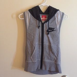 Nike hooded jacket vest