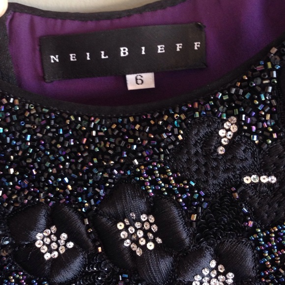 Neil Bieff Designer Beaded Evening Gown 😍 - Picture 2 of 6