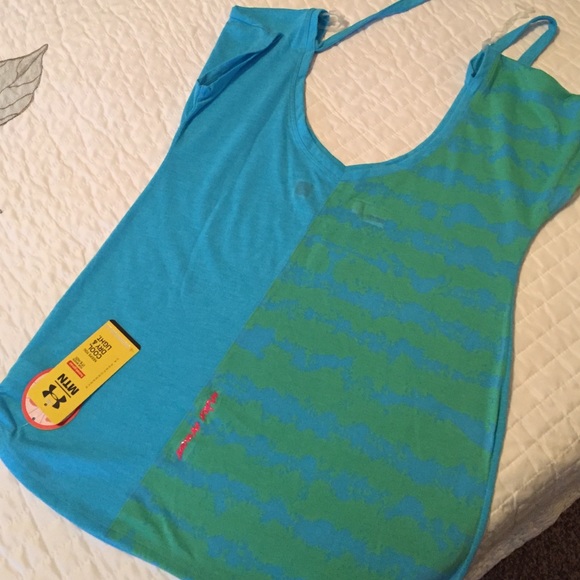 Under Armour shirt w/tie at back neck. - Picture 2 of 4