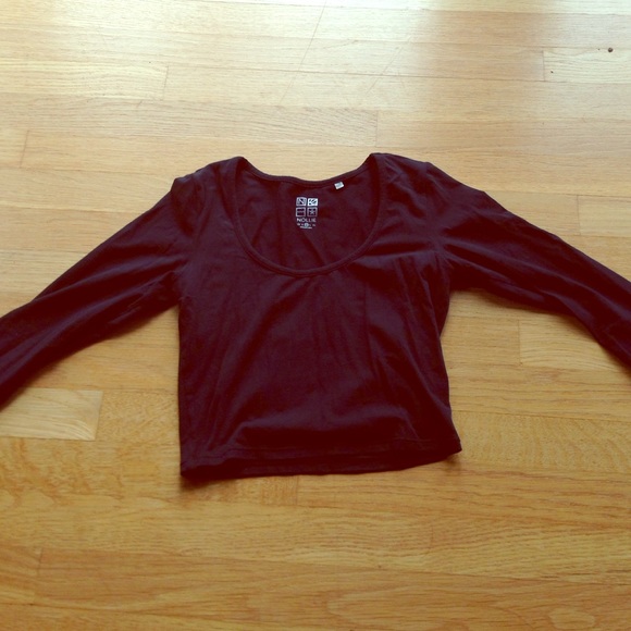 PacSun Long sleeve Crop Top - Picture 1 of 1