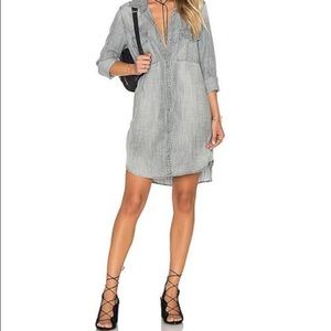 Bella Dahl Grey denim mini-dress