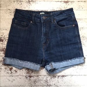 High rise jean shorts BDG