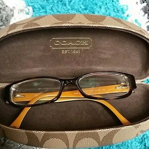 Brown coach prescription glasses
