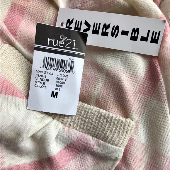 ❣️FINAL SALE!❣️NWT Rue21 Reversible Hoodie-Medium - Picture 2 of 3
