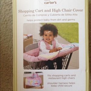 Carters Girl Highchair/Shopping Cart Cover