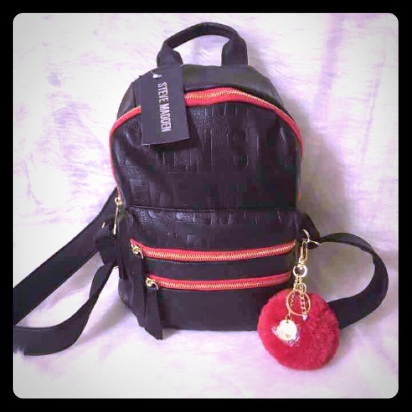 NEW! STEVE MADDEN BOOK BAG PURSE - Picture 1 of 4