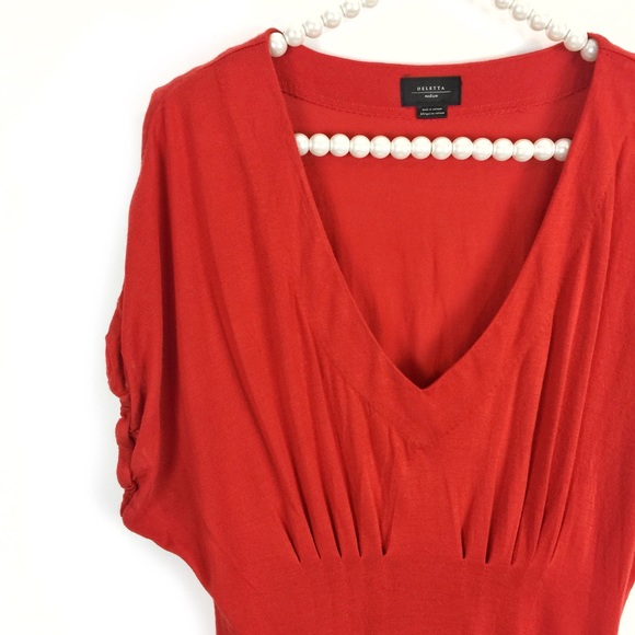 SOLD 💙 anthropologie // back porch jersey dress - Picture 3 of 4