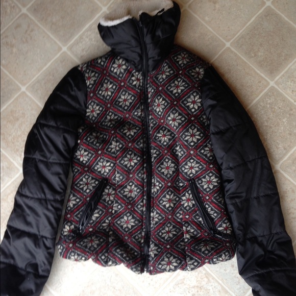 Puffy Knit Design Coat