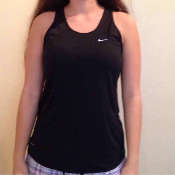 Nike dri-fit black tank top
