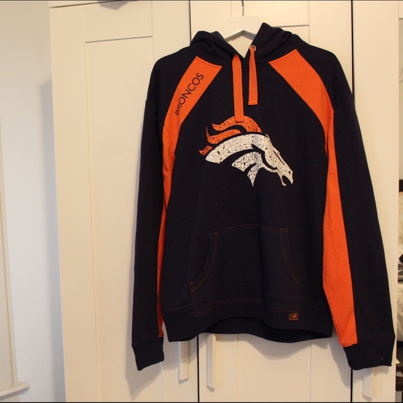 Denver Broncos Vintage Look, Hooded Sweatshirt