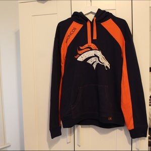 Denver Broncos Vintage Look, Hooded Sweatshirt
