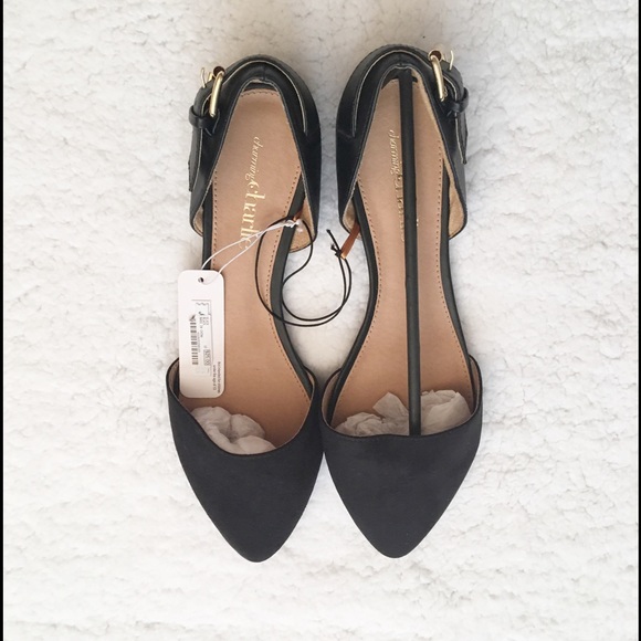 Charming Charlie Shoes - Black Charming Charlie flats, size 10, NWT