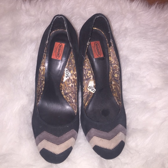 Missoni for Target Heels Size 7 Chevron Print