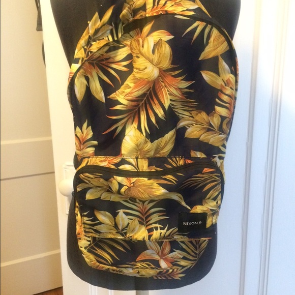 Nixon Hawaiian print packable backpack