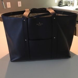 Kate Spade Bag - Large - Navy Blue