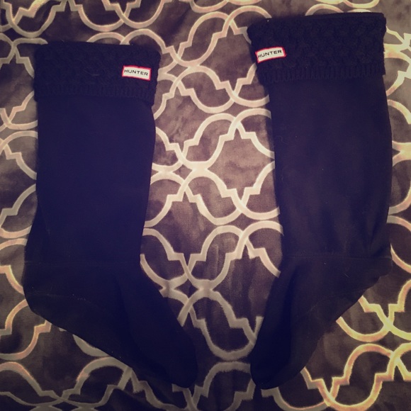 M/L Black Hunter Boot Socks