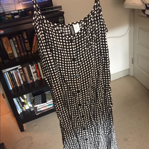 Black & white checked mini dress - Picture 1 of 1