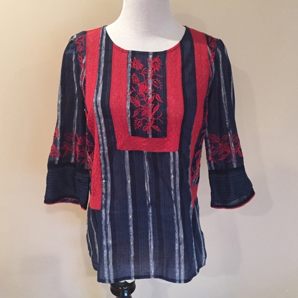 Lucky brand airy tunic top