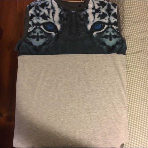 Casual T-Shirt Leopard Eyes