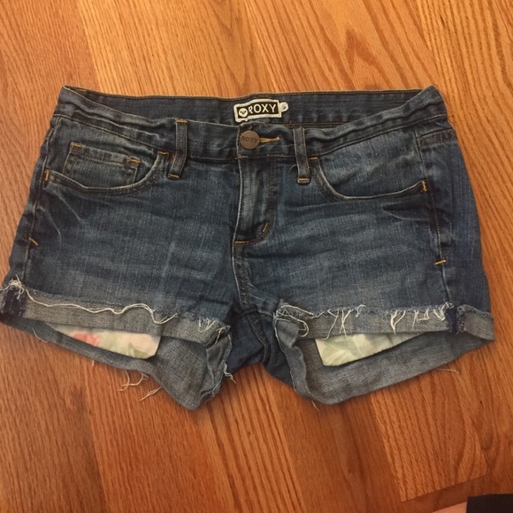 Roxy jean shorts