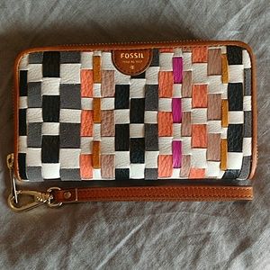 Fossil leather wallet