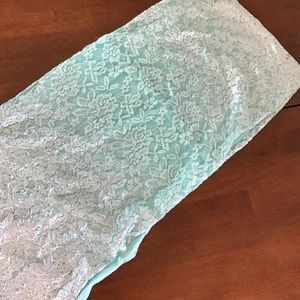 Tiffany Blue/ Silver Infinity Scarf by Claire's