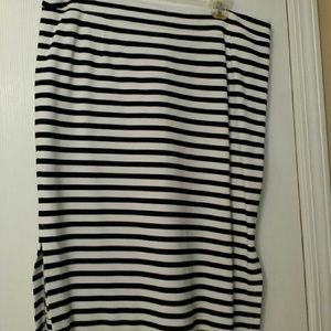 Banana Republic Ponte Striped Skirt SZ 14