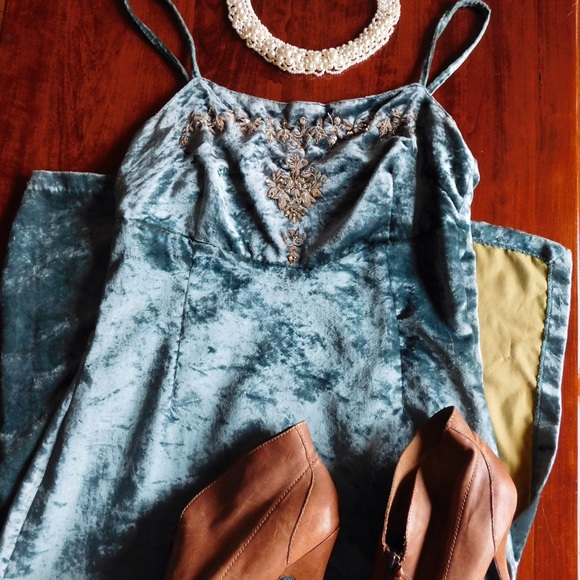 Free People Velvet Vintage Dress