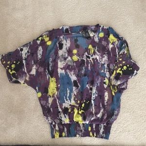 BISOU BISOU open shoulder shirt