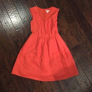 J.crew Orange Dress
