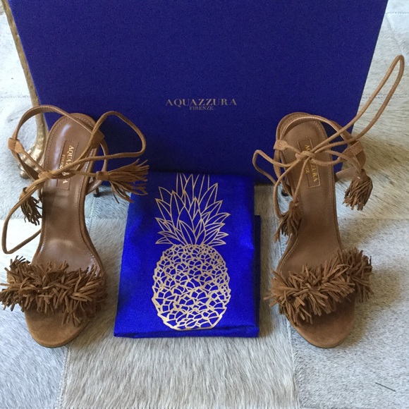aquazzura Shoes - 🚫SOLD🚫 Aquazzura Wild Thing 105cm Cognac Heels