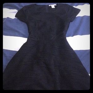 American Rag sheer black skater dress sz XL