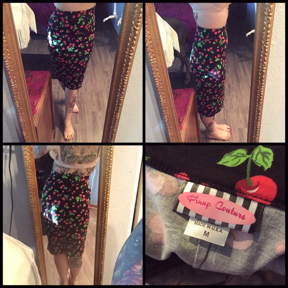Pinup Girl Clothing high-waisted pencil skirt 🍒✨